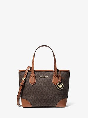 Michael Kors Eva Extra-Small Signature Logo Convertible Tote Bag