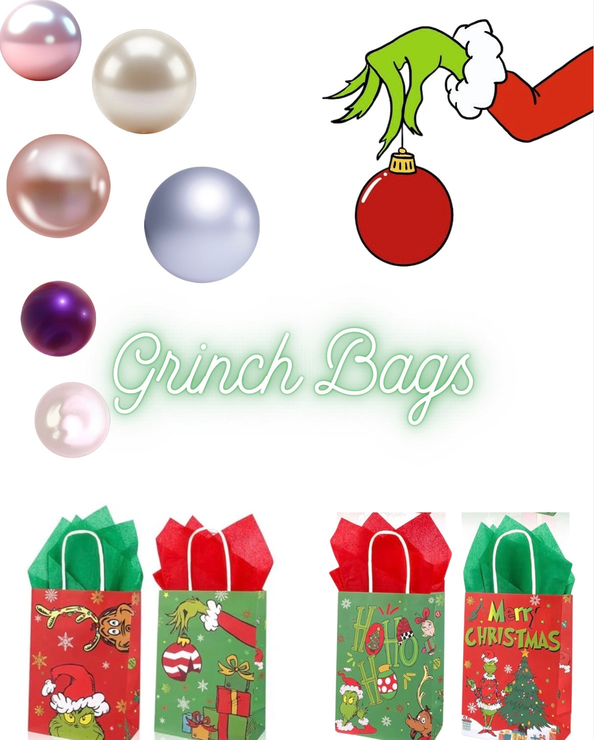 Grinch Bags